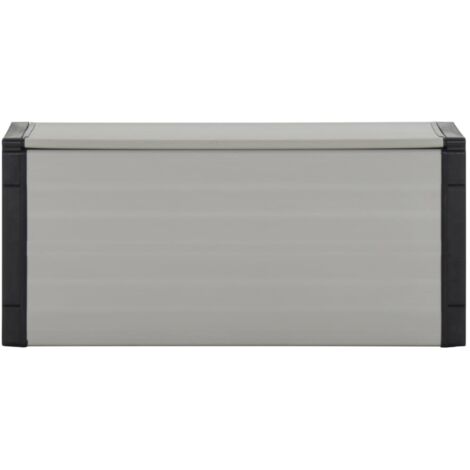 Meubles de Rangement，Armoire à déchets de jardin Gris 85x34x40 cm CFW481125