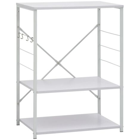 Meubles de Rangement，Armoire à four à micro-ondes Blanc 60x39,6x79,5 cm CFW663010