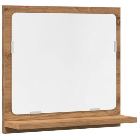 Meubles de Rangement，Armoire à miroir de salle de bain chêne artisanal 40x11x37 cm CFW516918