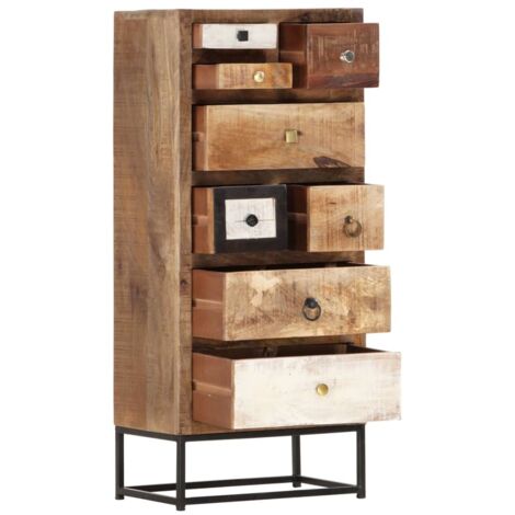 Meubles de Rangement，Armoire à tiroirs 45 x 30 x 105 cm Bois de récupération massif CFW664100