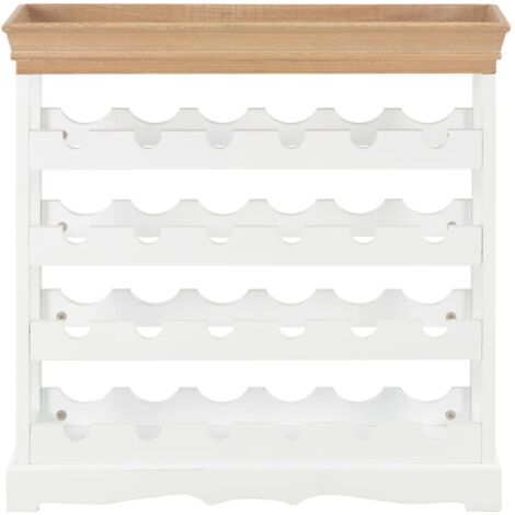 Meubles de Rangement，Armoire à vin Blanc 70 x 22,5 x 70,5 cm MDF CFW960827