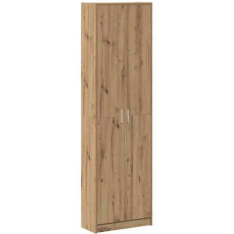 Meubles de Rangement，Armoire chêne artisanal 55 x 25 x 189 cm Bois d'ingénierie CFW707981