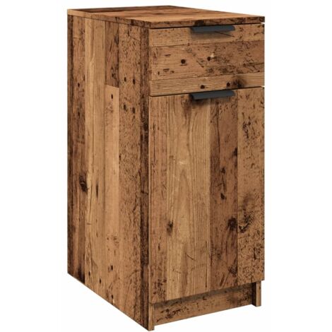 Meubles de Rangement，Armoire de bureau vieux bois 33x50x75 cm bois d'ingénierie CFW466176