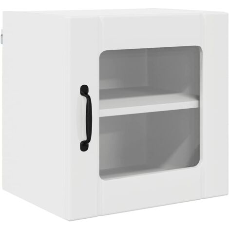 Meubles de Rangement，Armoire de cuisine avec étagère Blanc brillant 40 x 31 x 40 cm CFW868969