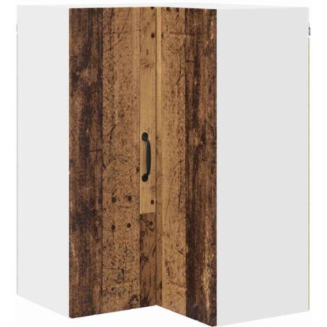 Meubles de Rangement，Armoire de cuisine avec étagère Bois Ancien 57 x 57 x 80 cm CFW697190