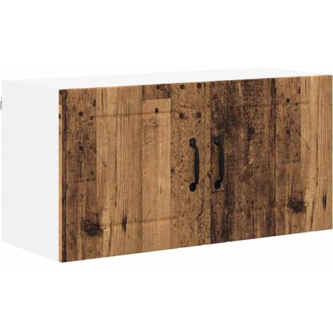 Meubles de Rangement，Armoire de cuisine avec étagère Bois Ancien 80 x 31 x 40 cm CFW591503