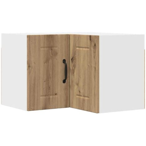 Meubles de Rangement，Armoire de cuisine avec étagère Chêne artisanal 57 x 57 x 40 cm CFW745833