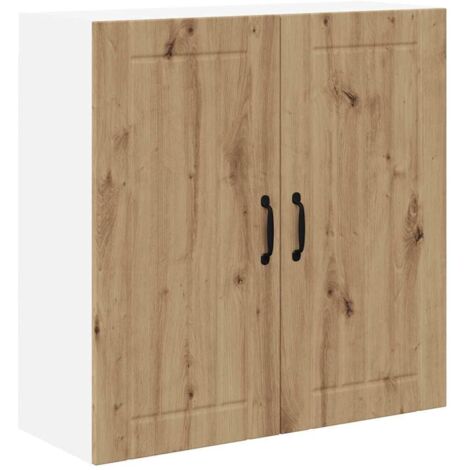 Meubles de Rangement，Armoire de cuisine avec étagère Chêne artisanal 80 x 31 x 80 cm CFW288327