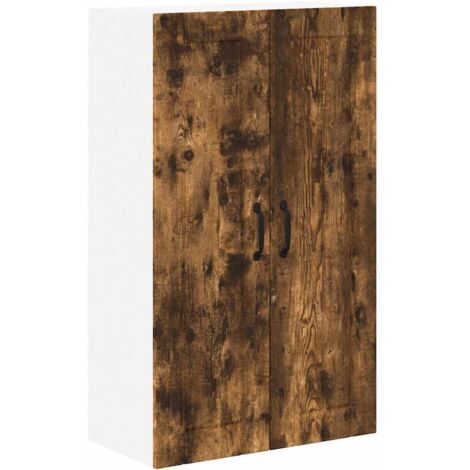 Meubles de Rangement，Armoire de cuisine avec étagère Chêne fumé 60 x 31 x 100 cm CFW792454