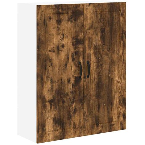 Meubles de Rangement，Armoire de cuisine avec étagère Chêne fumé 80 x 31 x 100 cm CFW349888