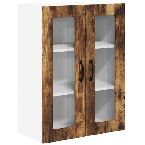 Meubles de Rangement，Armoire de cuisine Chêne fumé 60 x 31 x 80 cm Bois d'ingénierie CFW589251