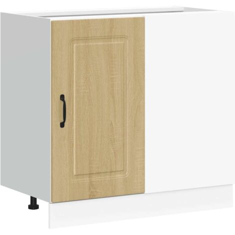 Meubles de Rangement,Armoire de cuisine Kalmar chêne sonoma bois d'ingénierie CFW241926