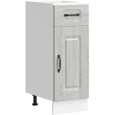 Meubles de Rangement，Armoire de cuisine Kalmar sonoma gris bois d'ingénierie CFW794719