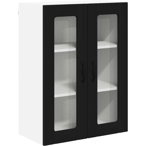Meubles de Rangement，Armoire de cuisine Noir 60 x 31 x 80 cm Bois d'ingénierie CFW443503