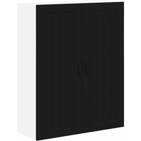 Meubles de Rangement，Armoire de cuisine Noir 80 x 31 x 100 cm Bois d'ingénierie CFW122662