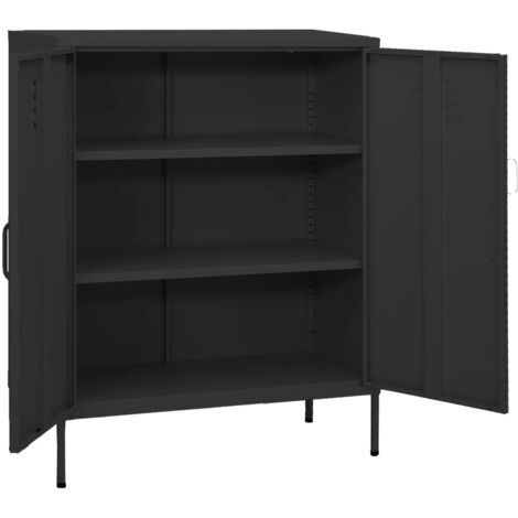 Meubles de Rangement，Armoire de rangement Anthracite 80x35x101,5 cm Acier CFW957008