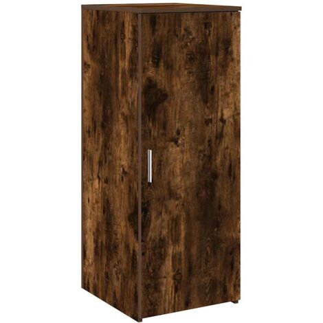 Meubles de Rangement，Armoire de rangement chêne fumé 40x45x103,5cm bois d'ingénierie CFW706163