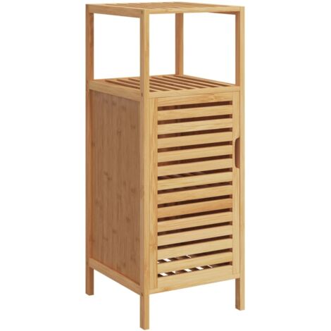 Meubles de Rangement，Armoire de salle de bain avec étagère 36x33x87 cm bambou CFW989075
