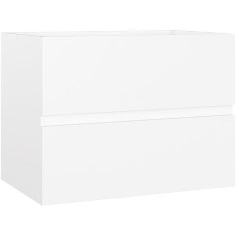Meubles de Rangement，Armoire d'évier Blanc 60x38,5x45 cm Bois d’ingénierie CFW778587