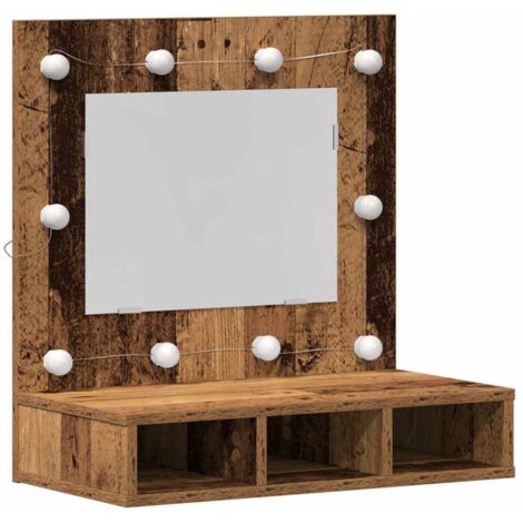 Meubles de Rangement，Armoire Miroir Bois ancien 62 x 31,5 x 62 cm Bois d'ingénierie CFW632661