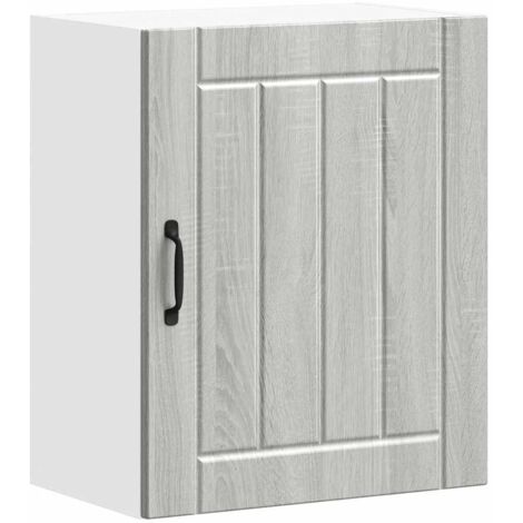 Meubles de Rangement，Armoire murale de cuisine Lucca sonoma gris bois ingénierie CFW316796
