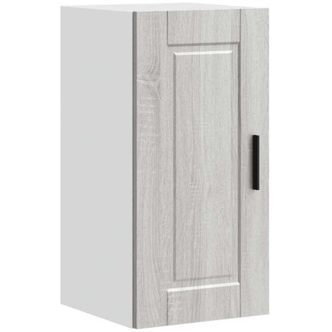 Meubles de Rangement，Armoire murale de cuisine Porto sonoma gris bois d'ingénierie CFW606757