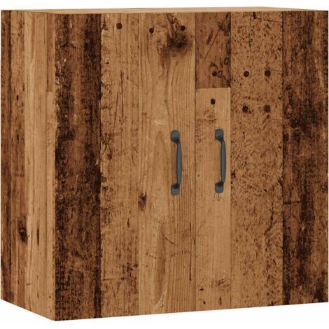 Meubles de Rangement，Armoire murale vieux bois 60x31x60 cm bois d'ingénierie CFW478589