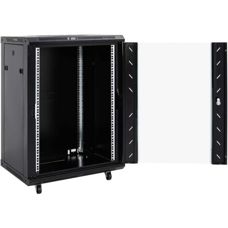Meubles de Rangement，Armoire réseau 15U avec pieds pivotants 19" IP20 60 x 45 x 86 cm CFW719234