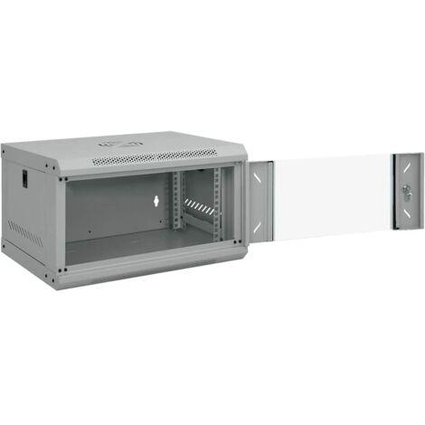 Meubles de Rangement,Armoire réseau avec stockage Gris 53 x 45 x 30 cm Acier CFW767667