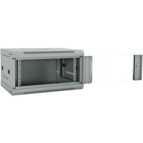 Meubles de Rangement,Armoire réseau avec stockage Gris 60 x 45 x 35 cm Acier CFW325297
