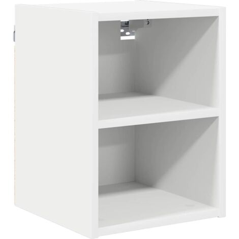 Meubles de Rangement,Armoire suspendue avec stockage Riga Blanc 30 x 29,5 x 40 cm CFW924528