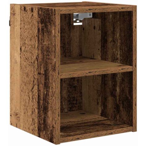 Meubles de Rangement，Armoire suspendue Riga Bois Ancien 30 x 29,5 x 40 cm CFW290021