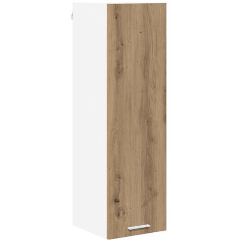 Meubles de Rangement，Armoire suspendue Riga Chêne artisanal 30 x 31 x 100 cm CFW531502