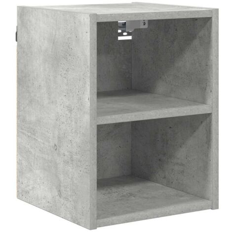 Meubles de Rangement，Armoire suspendue Riga Gris béton 30 x 29,5 x 40 cm CFW831203