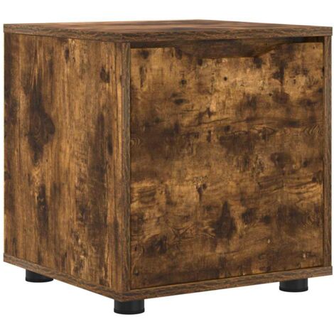 Meubles de Rangement，Cabinet de salle de bain Chêne fumé 40,5 x 40 x 44 cm CFW950932
