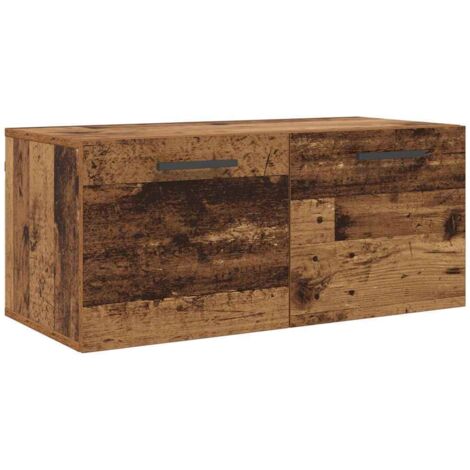 Meubles de Rangement,Meuble mural Bois ancien 80 x 36.5 x 35 cm Bois d'ingénierie CFW364487