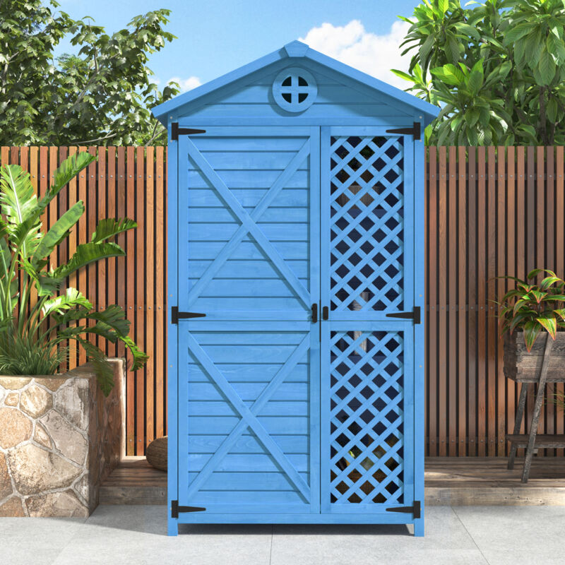 Meubles en bois pour le jardin, espaces de stockage extérieurs. Idéaux pour les jardins et les terrasses. Conçus pour résister aux intempéries, sans