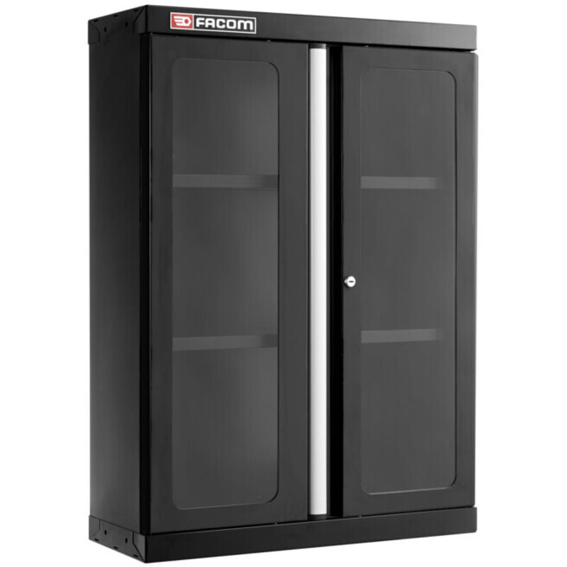 Facom - Meubles haut 2 portes vitrées JLS3 noir