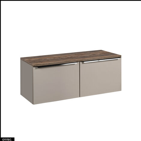 Meubles sous vasque - 120 cm - avec Plan - BOLD TAUPE