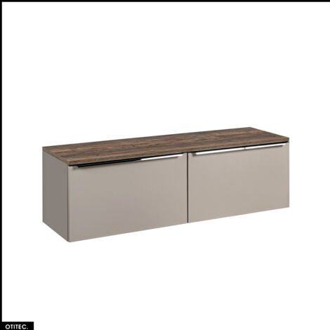 Meubles sous vasque - 160 cm - avec Plan - BOLD TAUPE