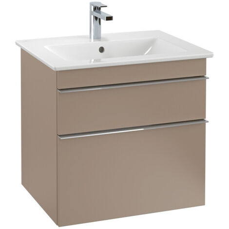 Meubles sous vasque, 553 x 590 x 502 mm, modèle suspendu, En bois White Matt