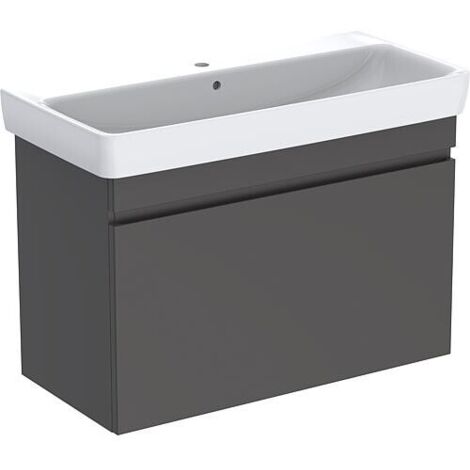 Meubles sous-vasque avec lavabo céramique Geberit Renova Plan 1000x616x480 mm lava