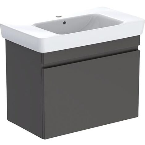 Meubles sous-vasque avec lavabo céramique Geberit Renova Plan 900x616x480 mm lava