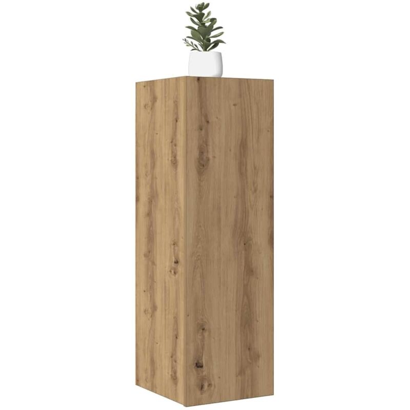 Vidaxl - Meubles tv 2 pcs chêne artisanal 30,5x30x90cm bois d'ingénierie