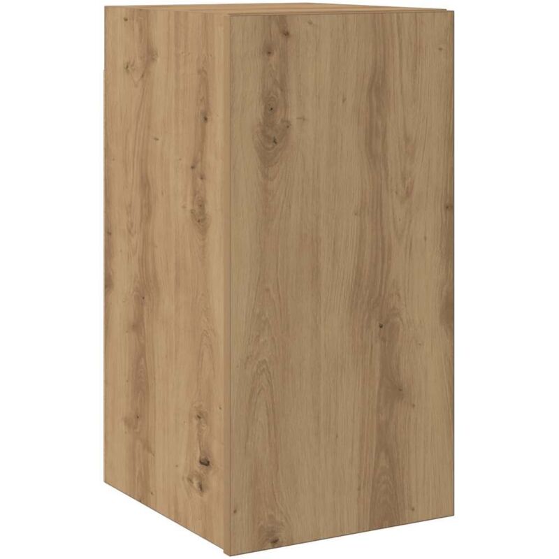 Vidaxl - Meuble tv chêne artisanal 30,5x30x60 cm bois d'ingénierie