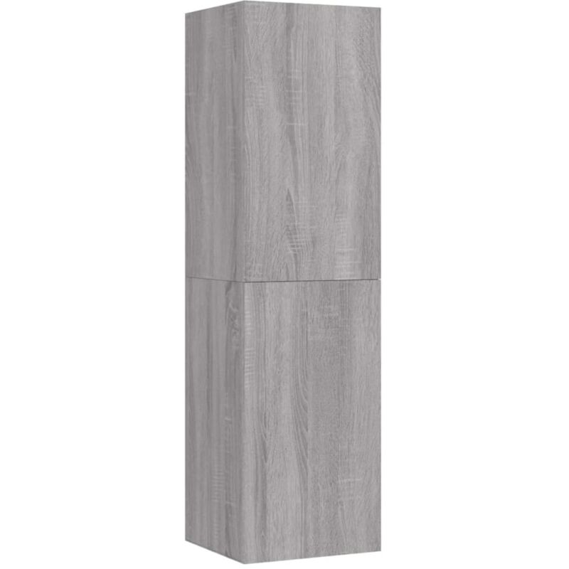 Vidaxl - Meuble tv mural Sonoma gris 30,5x30x110 cm