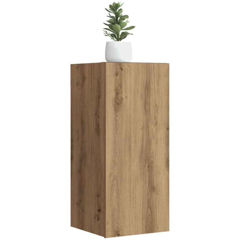 Meubles TV 2 pcs chêne artisanal 30,5x30x60cm bois d'ingénierie vidaXL