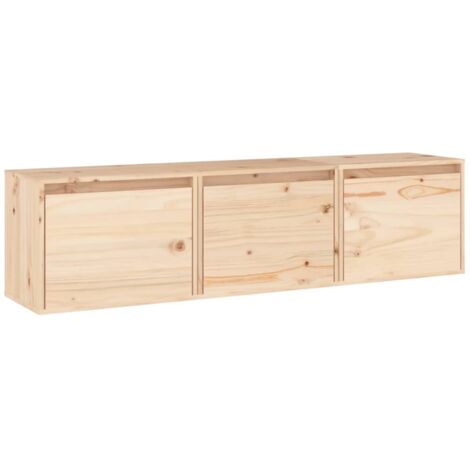 Meubles TV 3 pcs Bois massif de pin vidaXL