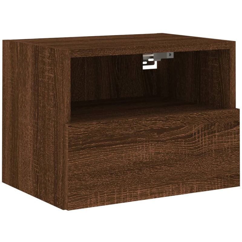 Vidaxl - Meuble tv mural chêne marron 40x30x30 cm bois d'ingénierie