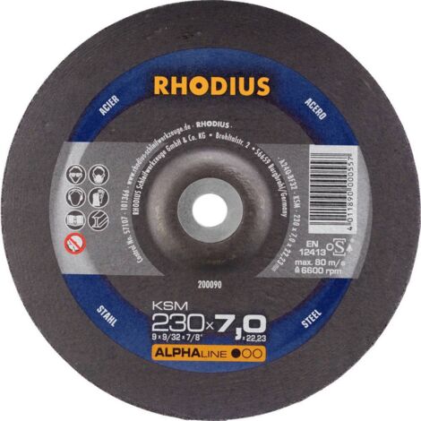 MEULE À ÉBARBER KSM RHODIUS - 230 - 7 - 22,23 200090